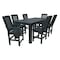 Highwood Usa Lehigh 7pc Rectangular Counter Height Outdoor Patio Furniture Dining Set 84 x 42 AD-ST7LH2CO5BA-FBE - alternate 1